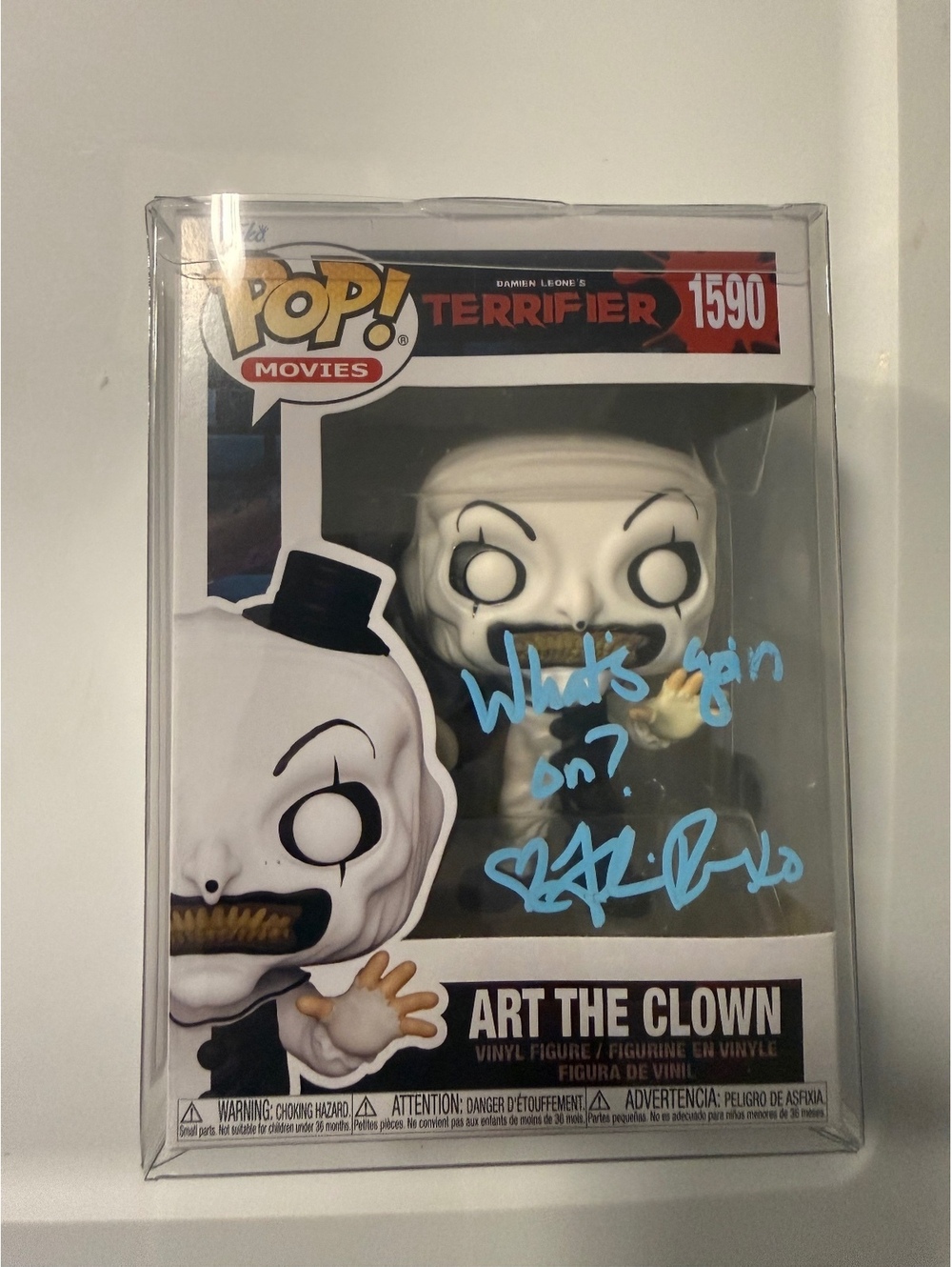 Funko Pop! Art the Clown #1590 Signed Felissa Rose SWAU Auto w/ Inscription